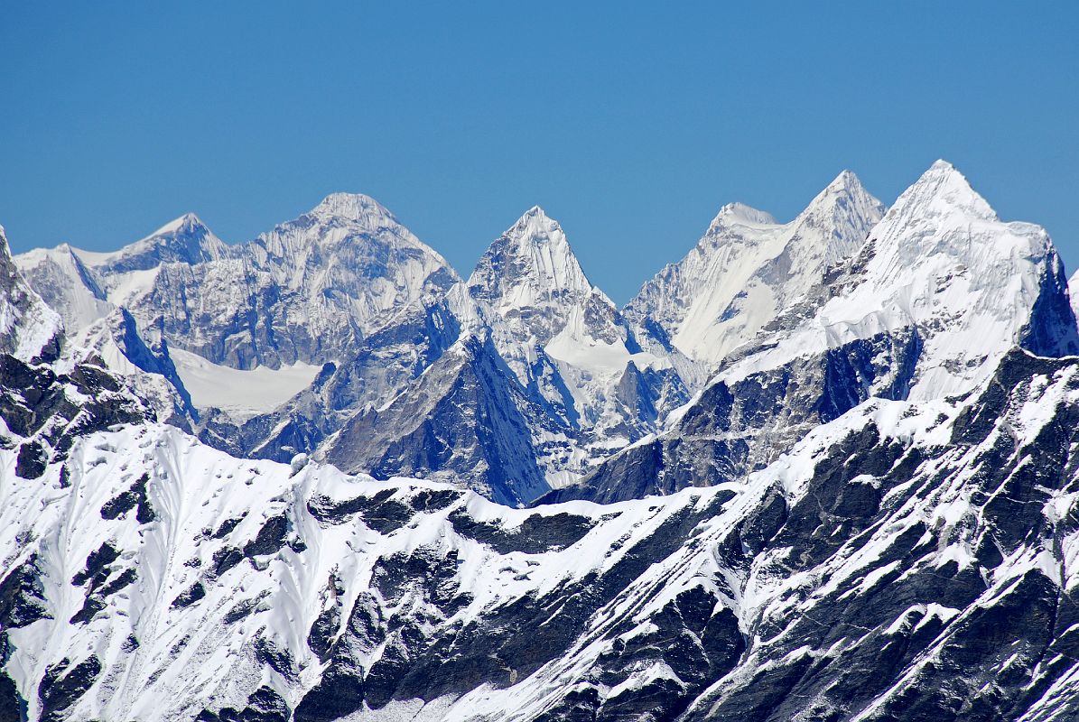 10 20 Gauri Shankar, Drangnag Ri, Menlungtse, Taweche From West Col